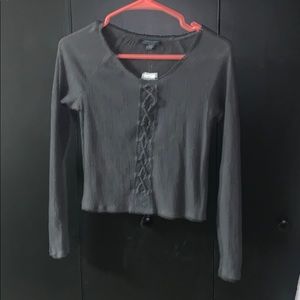 American eagle long sleeve crop top NWT